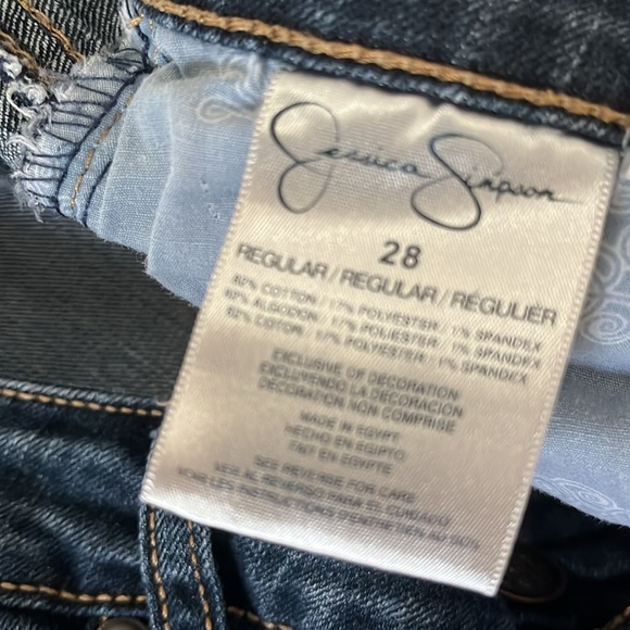 Jessica Simpson sz 28 Forever Skinny dark wash jeans. Smoke/Pet free home - Picture 4 of 6